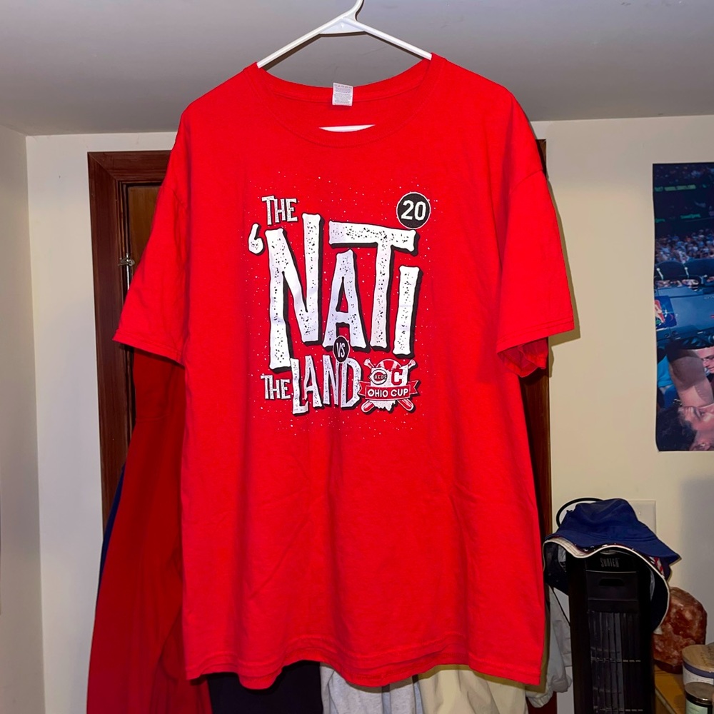 Cincinnati Reds Vs Cleveland Indians 2019 T shirt size XL